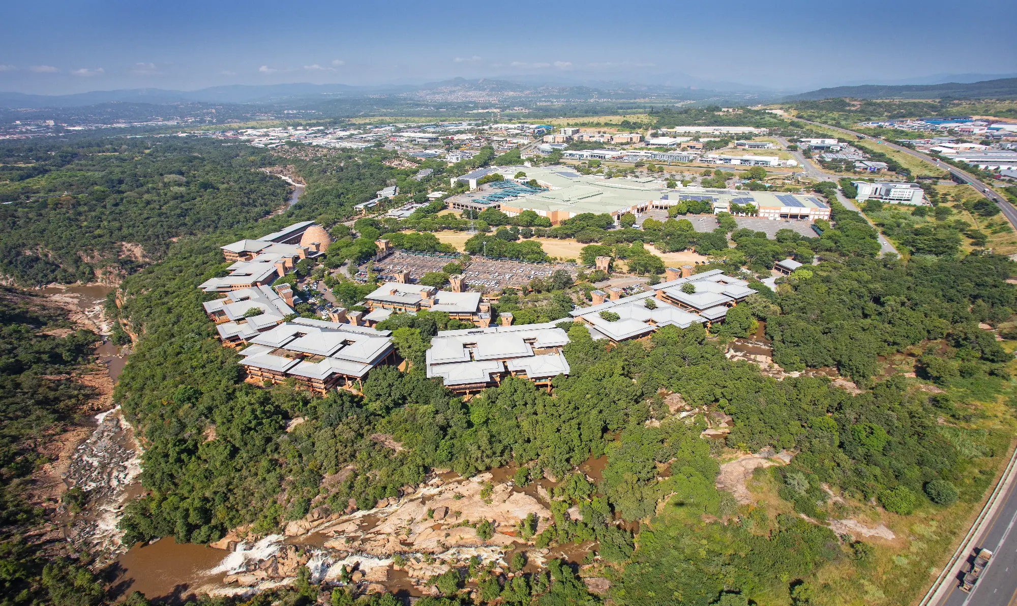 Riverside Park Precinct aerial, Halls Properties Mbombela